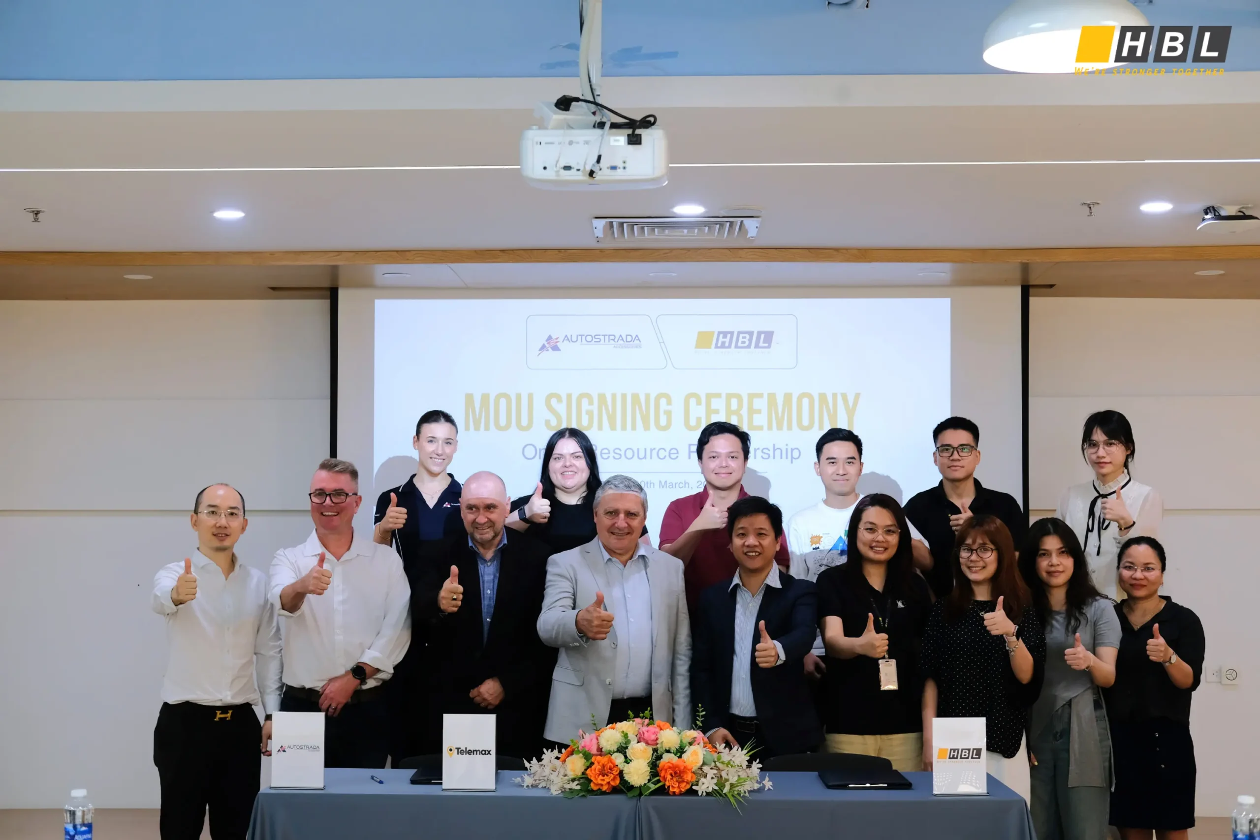 Hblab、TelemaxおよびAutostradaと了解覚書（Mou）を締結