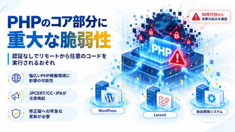PHPのコア部分に重大な脆弱性「PHP2Shell」